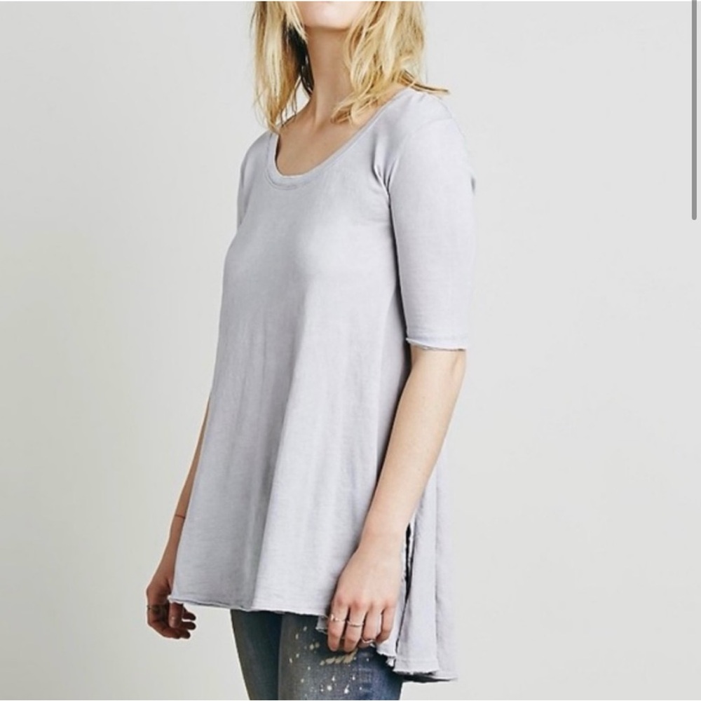 NWOT Free People Melrose Swing Tunic Tee - Picture 2 of 4
